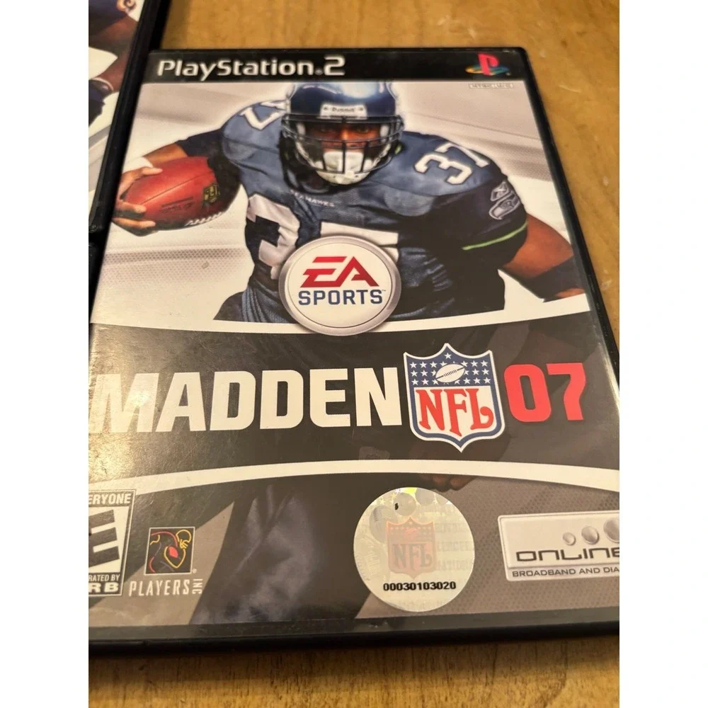 5 PlayStation 2 Game lot Madden 2002 2003 2004 2005 2007. Tested working Bundle